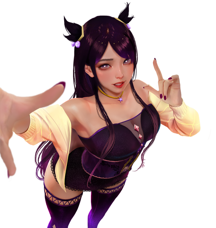 Long hair Cyuuneia with jacket transparent