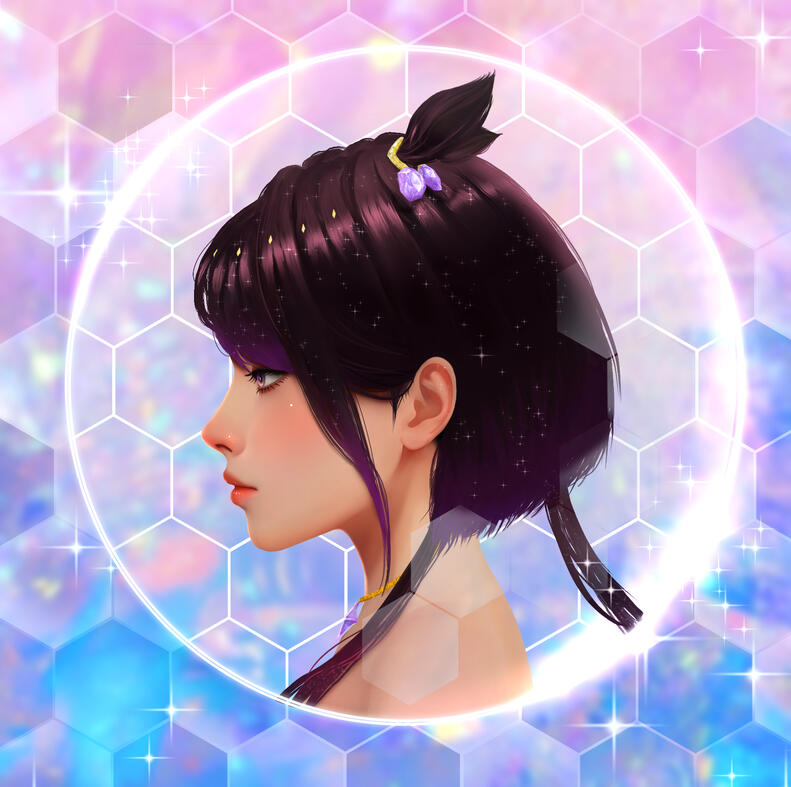 Short Hair Cyuuneia Side Profile