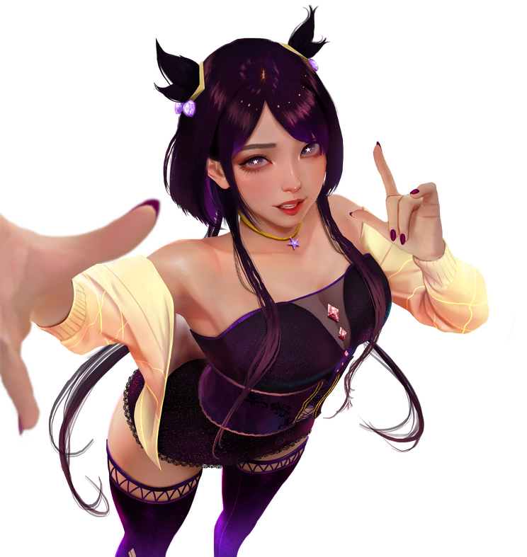 Short hair Cyuuneia with jacket transparent