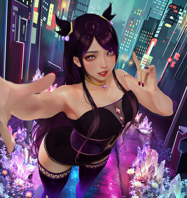 Long hair Cyuuneia without jacket